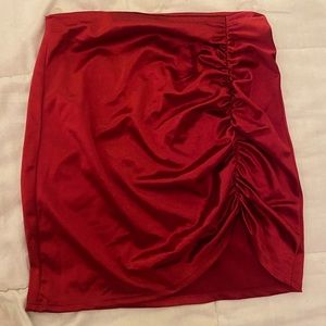 Windsor Red Mini Skirt Bodycon